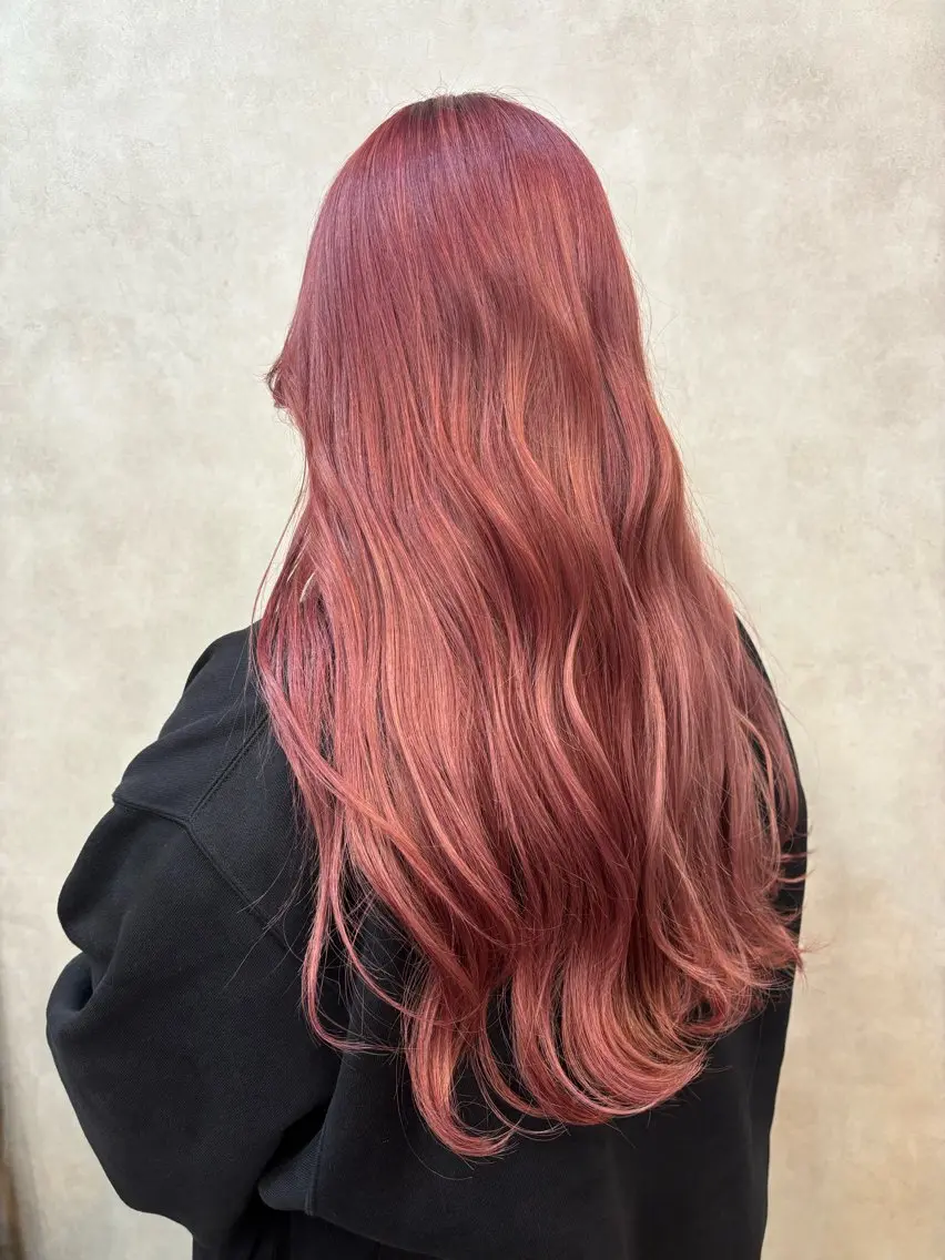 ロング カラー 【aini天王寺】 𝐚𝐢𝐫𝐢✂︎のヘアスタイル