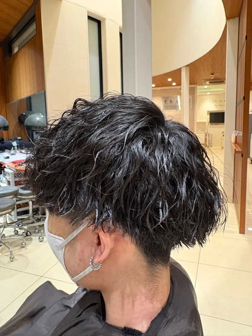 パーマ カット パーマ 加藤 優輝のヘアスタイル