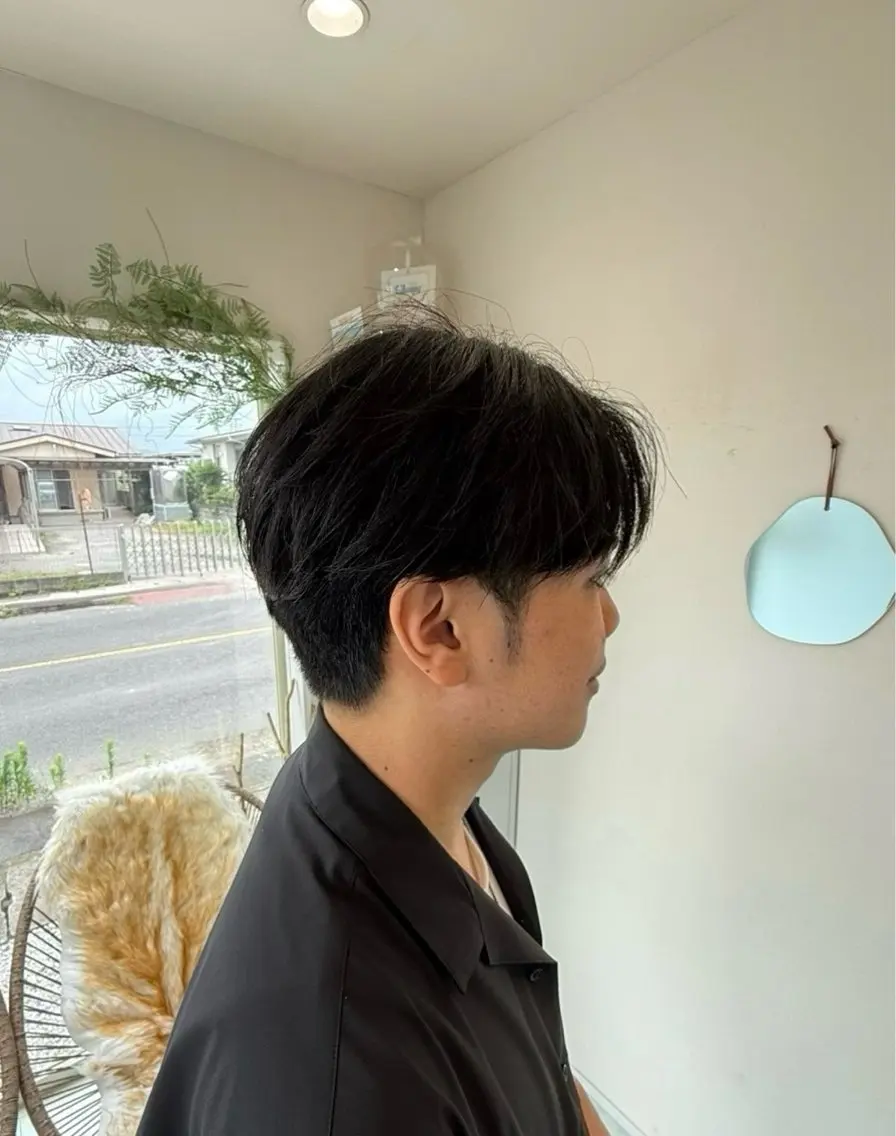 パーマ メンズ マエダ シュンのヘアスタイル