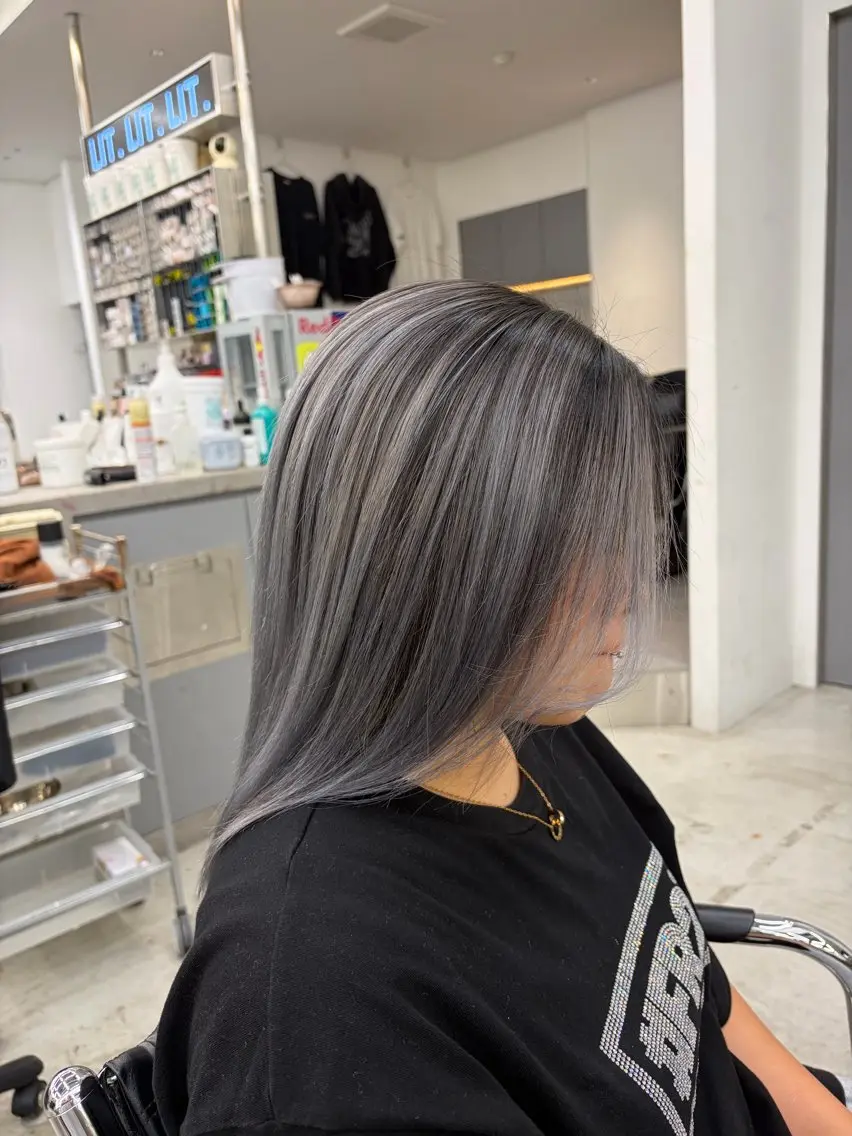 ロング ヘアカラー ニュアンスカラー🫧 🎀森伶奈/髪質改善のヘアスタイル