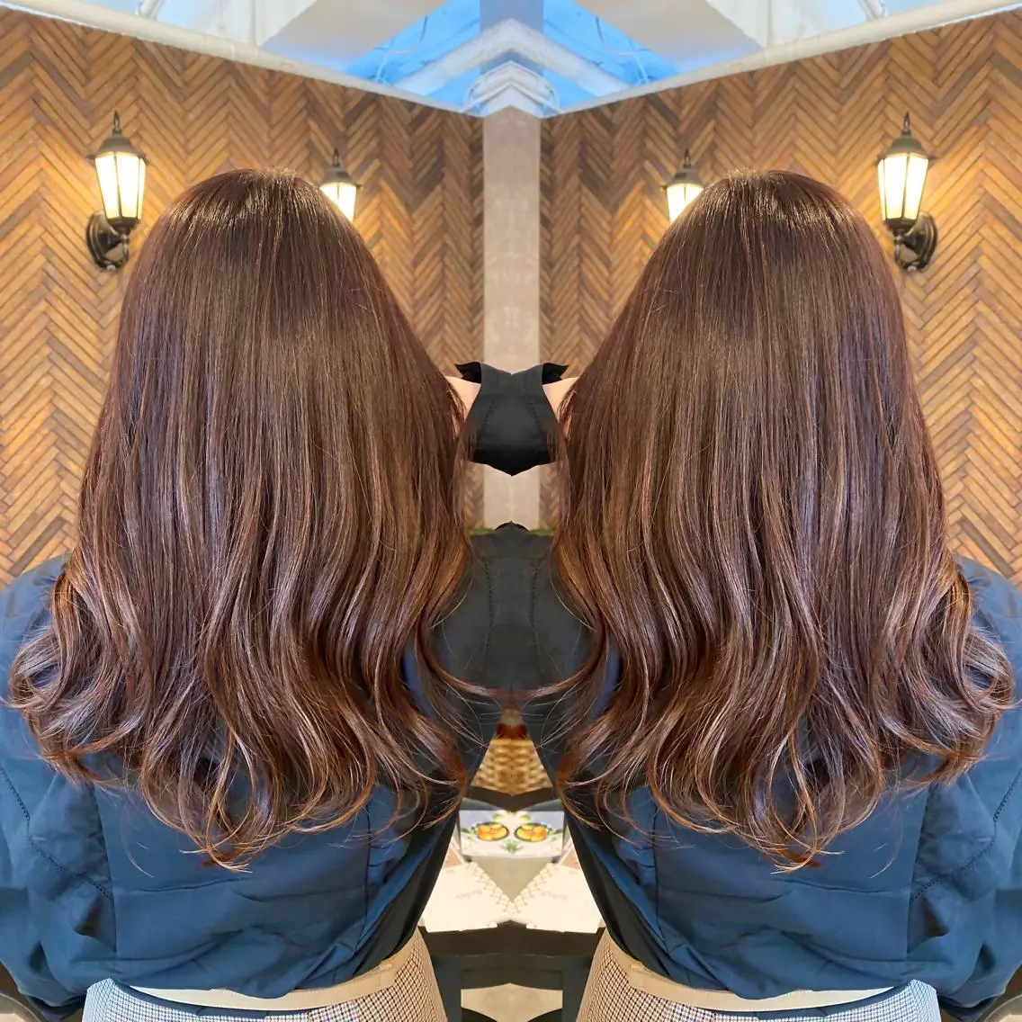 ロング カラー tocca 💜石田愛結💜のヘアスタイル