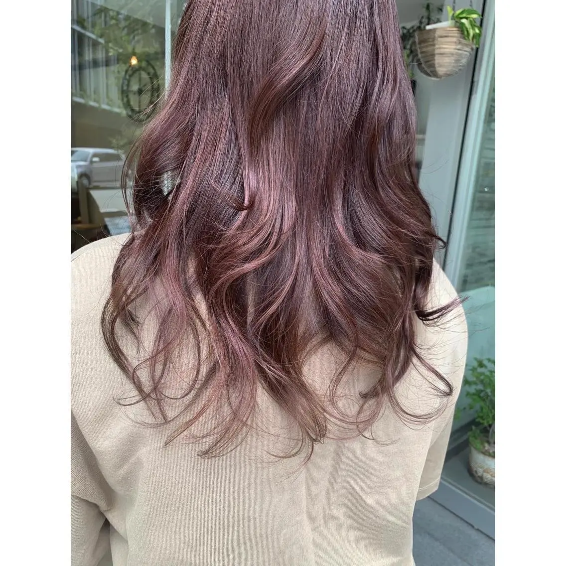 ロング カラー fio マナミのヘアスタイル