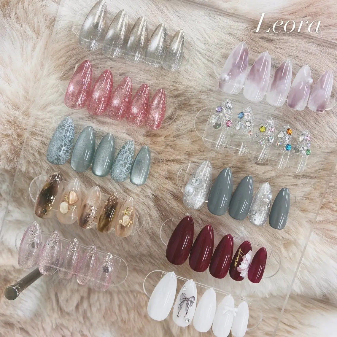 ネイル ハンドネイル Leora nail+eyeのネイルデザイン