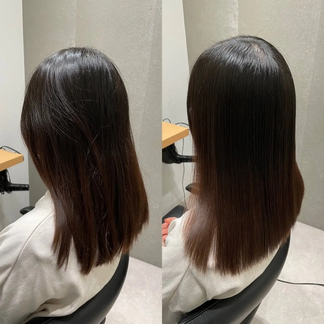 セミロング 髪質改善 トリートメント 髪質改善ヘアケア 艶髪特化/上田のヘアスタイル