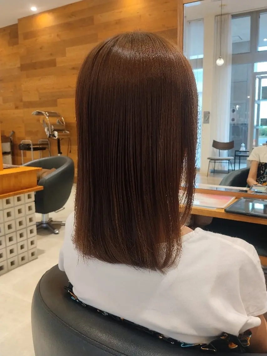 ロング カット ヘアカラー 合田 美空のヘアスタイル