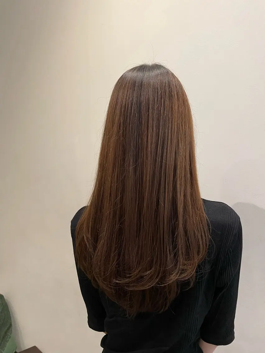 ロング レイヤーカット 似合わせカット‪// 鶴我万唯華のヘアスタイル
