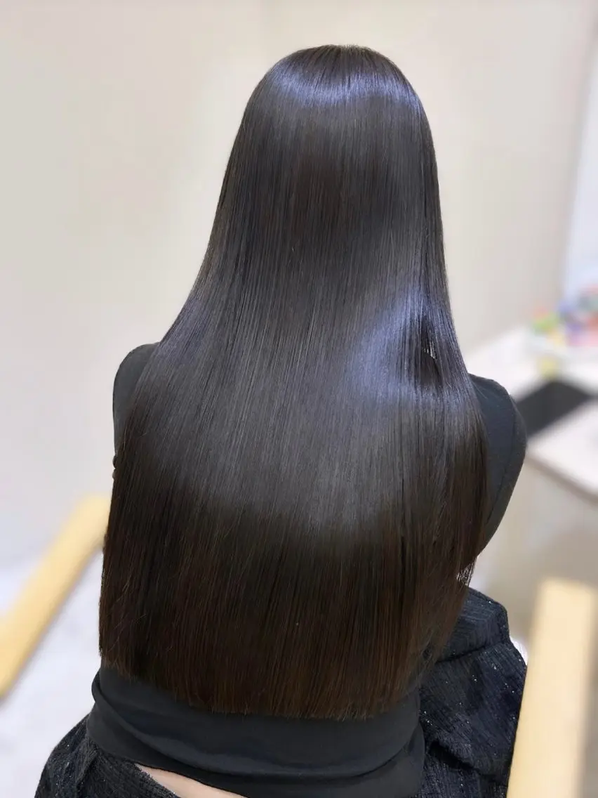 【艶髪度NO.1✨️】カット+Premium髪質改善TR+ケアカラーの写真