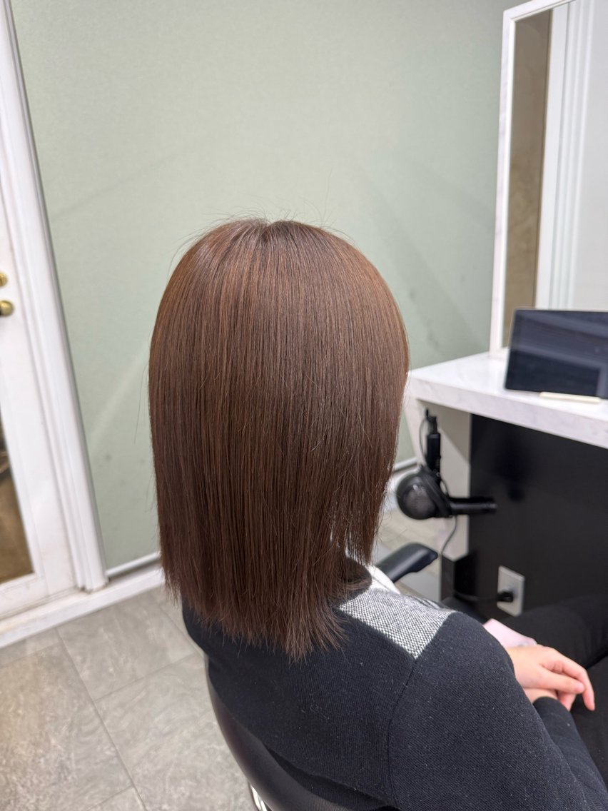 ミディアム カラー ヘアカラー 🩶ハイトーン × プルエク🩶MIWAのヘアスタイル