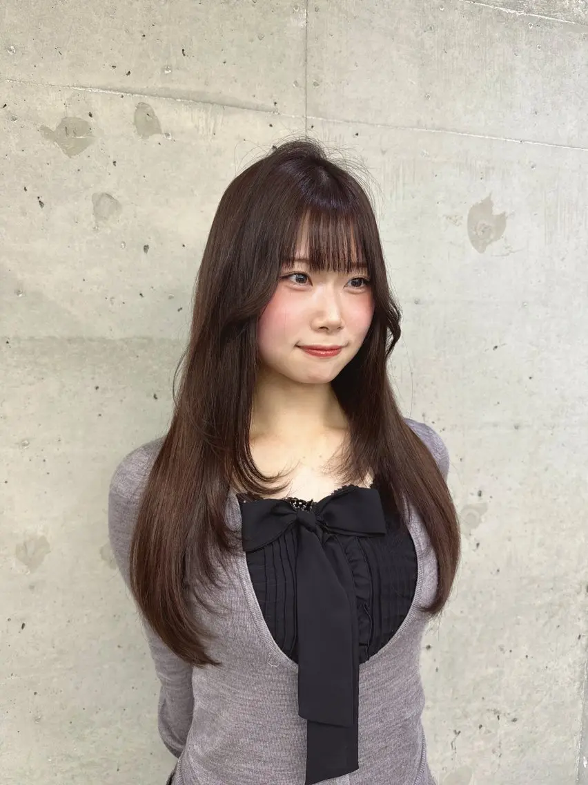 ロング カット ヘアカラー Hinane ‪❤︎‬のヘアスタイル