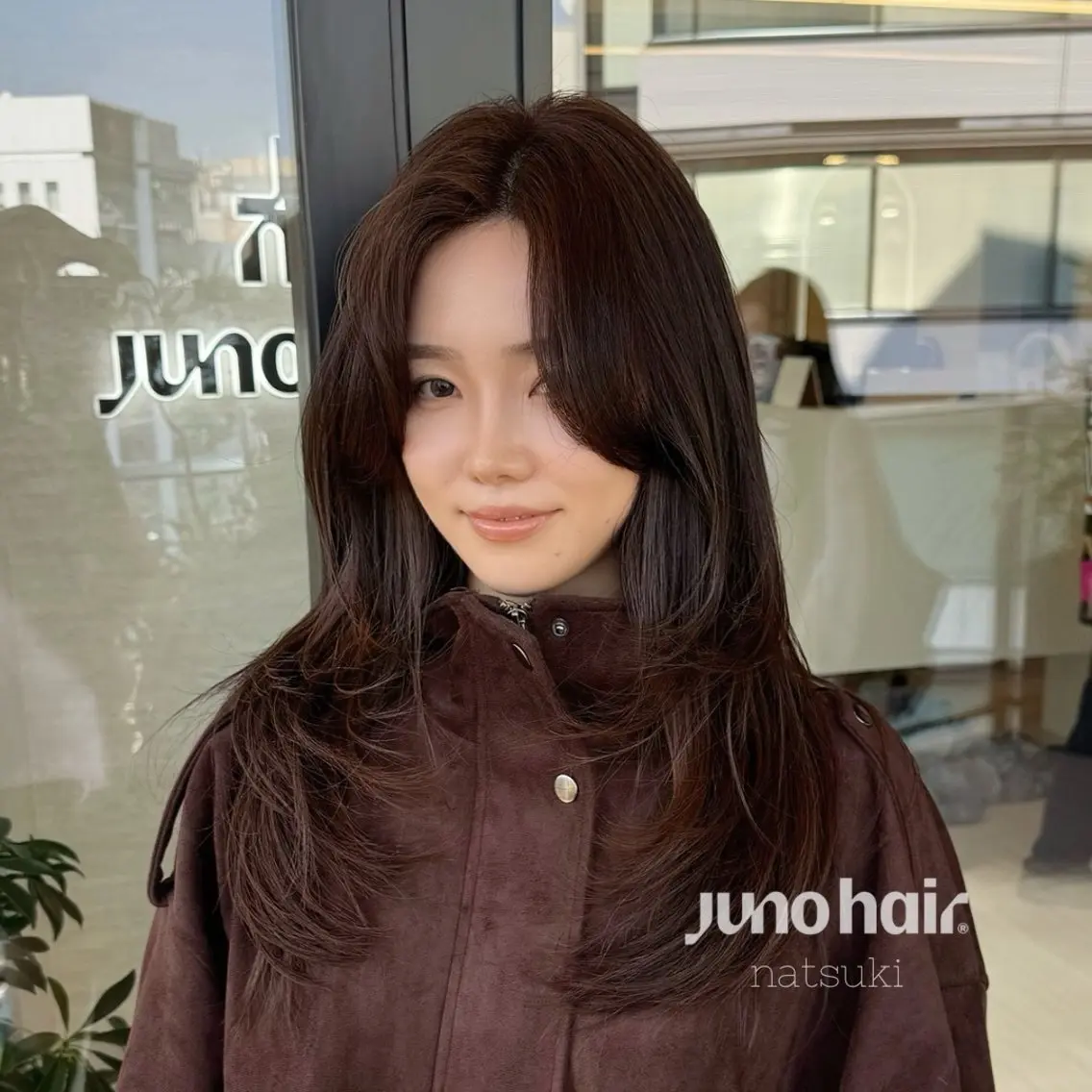 ロング 韓国風ヘア 韓国レイヤー🪽 無重力パーマナツキのヘアスタイル