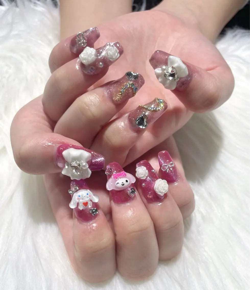 ネイル マグネットネイル jujur HARUKA🌸のネイルデザイン