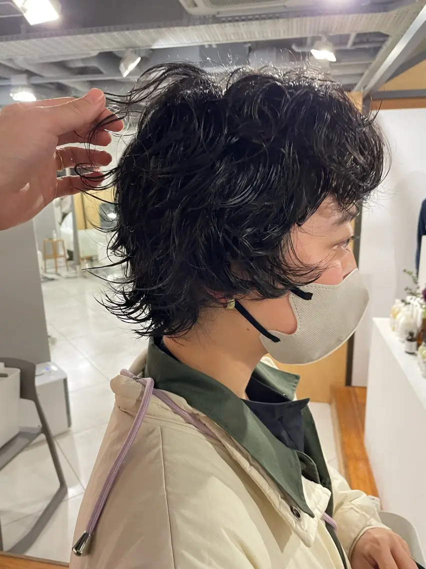 ショート パーマ ショートヘア カット パーマ トリートメント 前田ジュン /ショート/似合わせのヘアスタイル