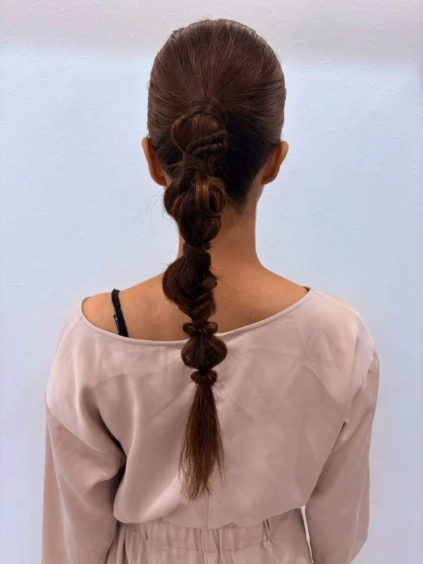 ロング ヘアアレンジ キッズ ヘアセット ヘアセット／六本木 Yukaのヘアスタイル