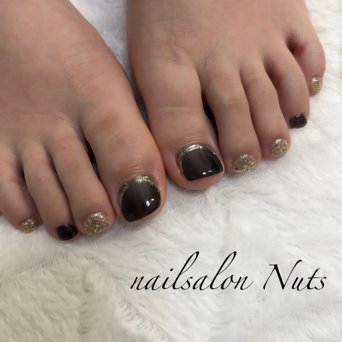 ネイル フットネイル nailsalon Nutsのネイルデザイン