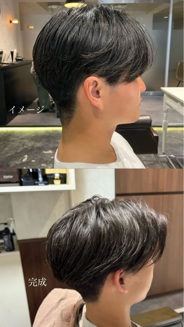 ミディアム ナガタ ナナミのヘアスタイル
