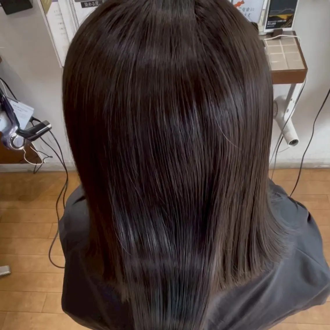 カラー ミディアム 縮毛矯正/ワンカラー モデル募集🫧田村のヘアスタイル