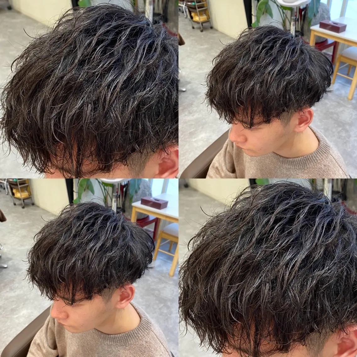 パーマ メンズ メンズ特化LIBER 石川玲央のヘアスタイル