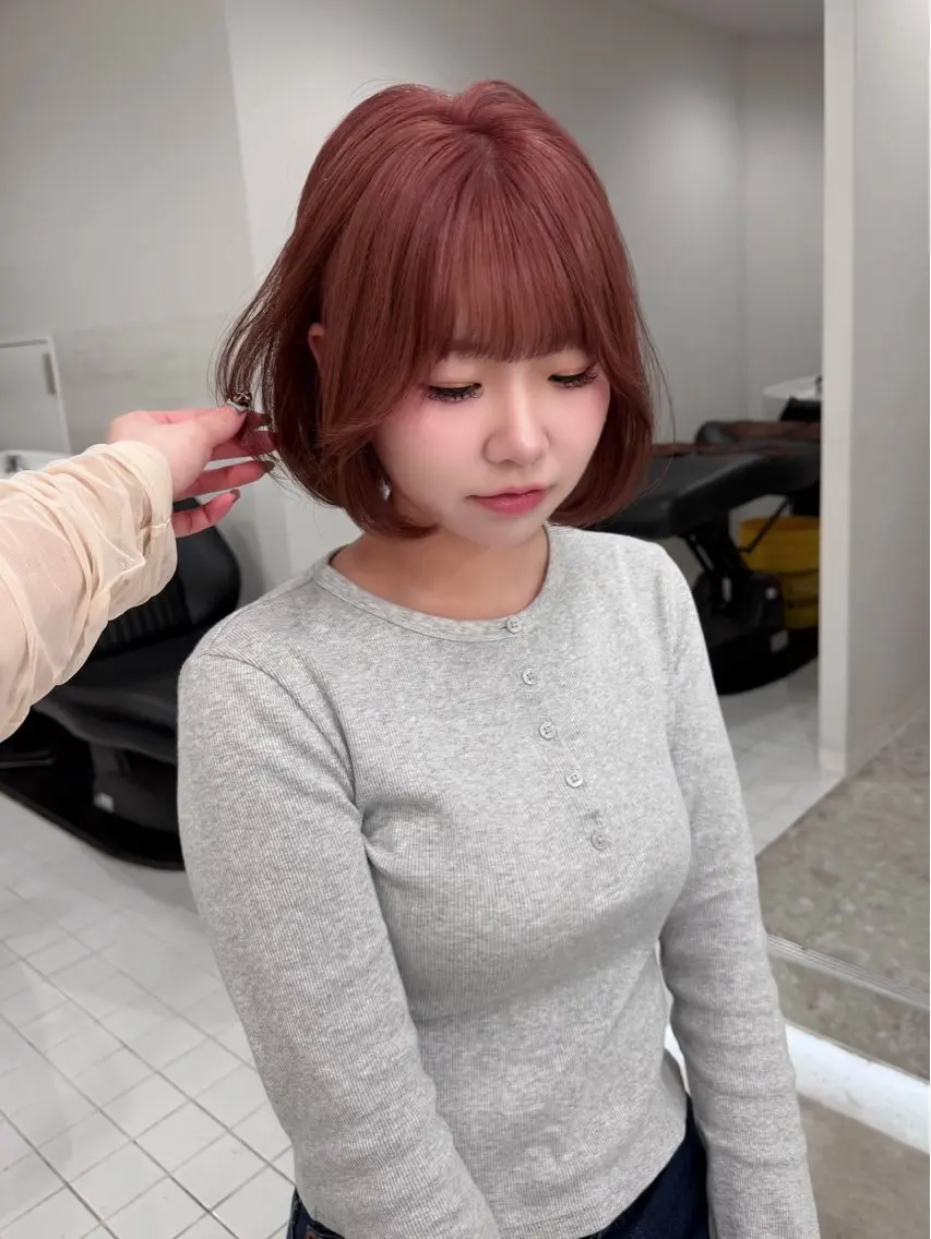 ミディアム カラー 大阪梅田/ イマムラミヅキのヘアスタイル