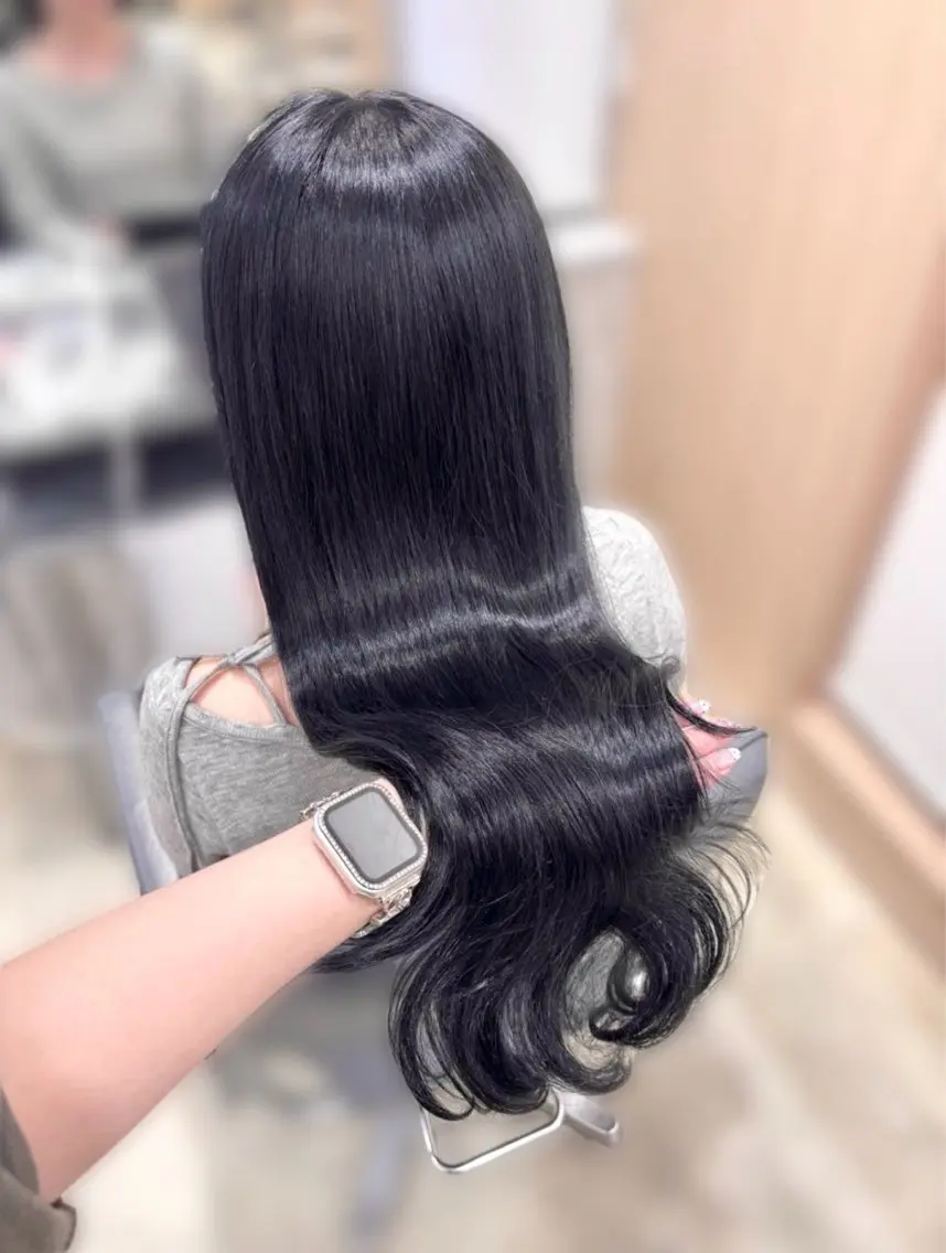 🍒人気No.1🍒透明感カラー➕艶トリートメント♡の写真