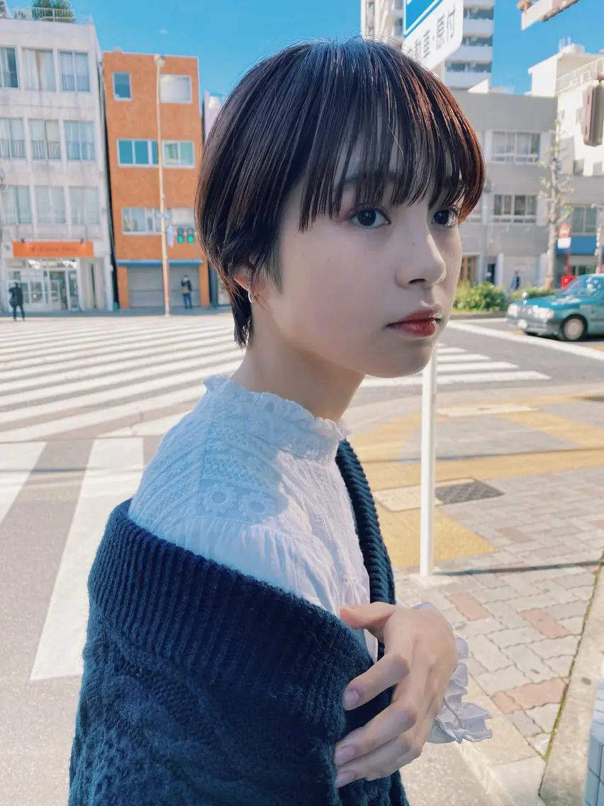 ショート レイヤーカット ショートヘア ウルフカット カット ヘアカラー 🌈村松滉太髪質改善 レイヤーカット🌈のヘアスタイル