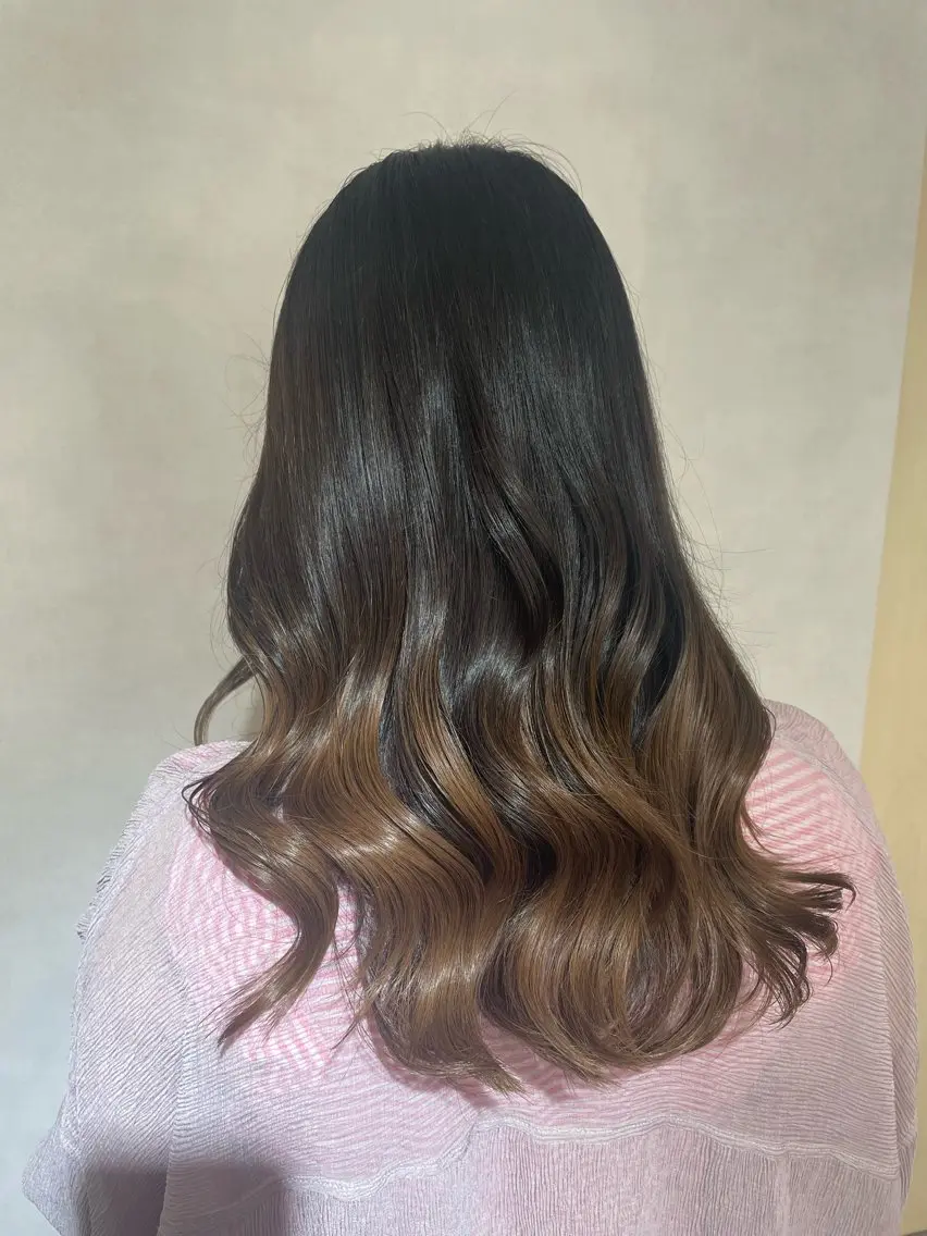 セミロング トリートメント 蓮 華のヘアスタイル
