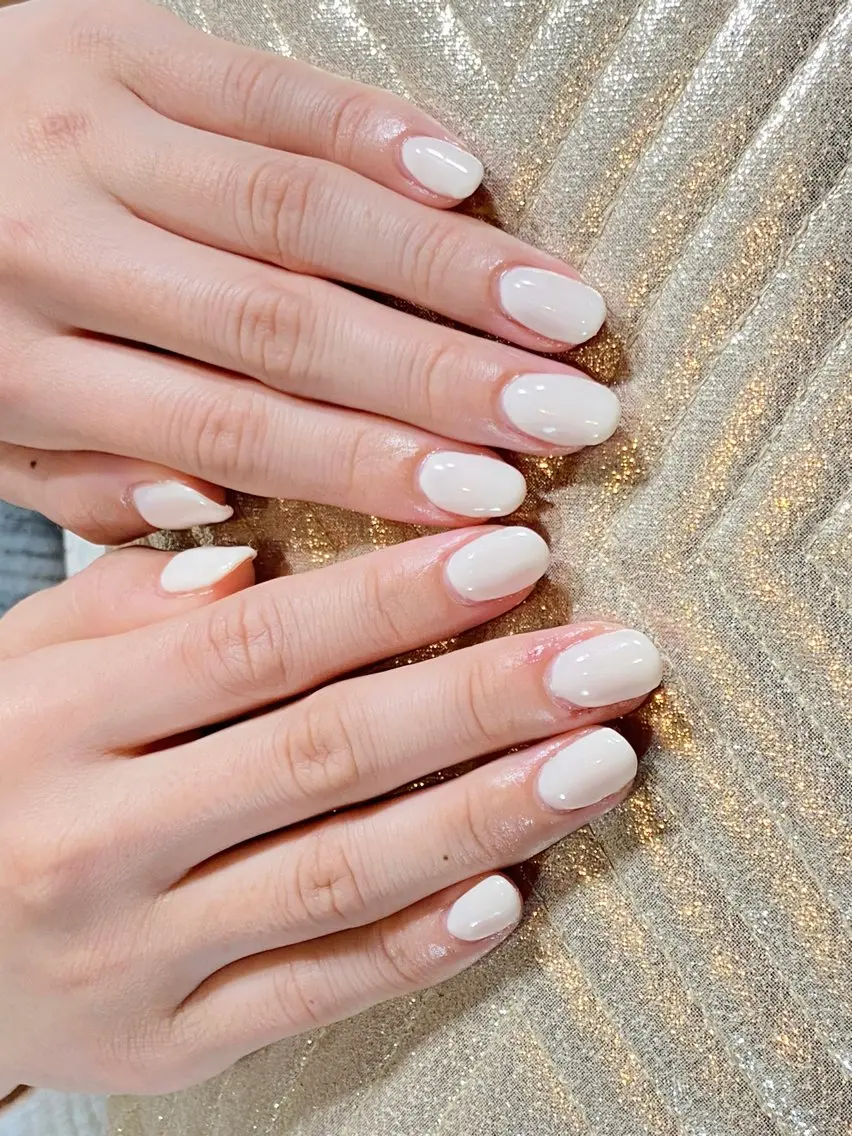 ネイル ワンカラーネイル Twineight. Tsuka🩵のネイルデザイン