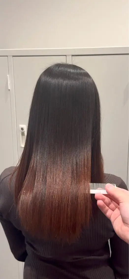 ロング カット 縮毛矯正 トリートメント ✂︎ 田倉 駿人 ✂︎のヘアスタイル