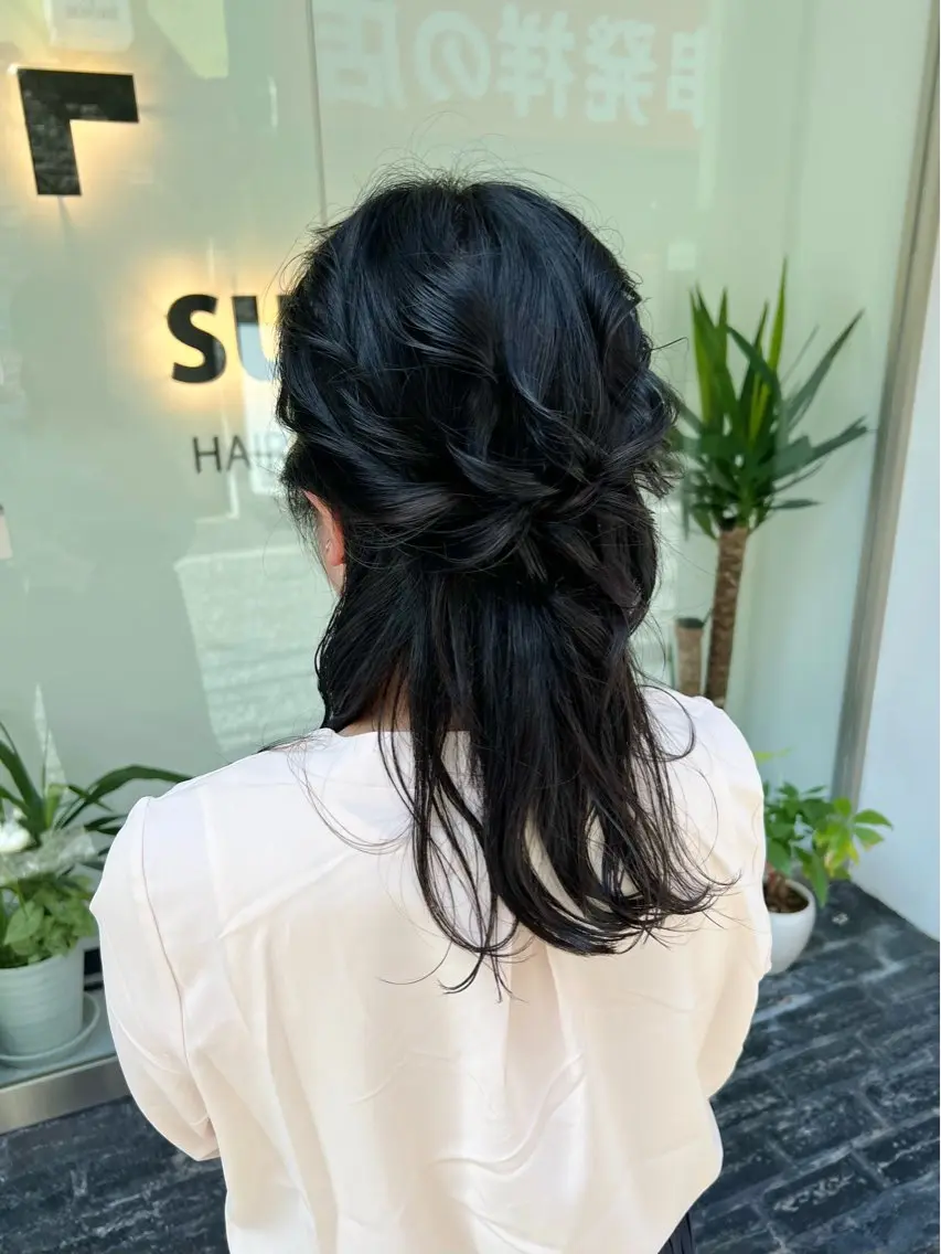 ミディアム カラー ヘアアレンジ 「sumi」 AMIのヘアスタイル