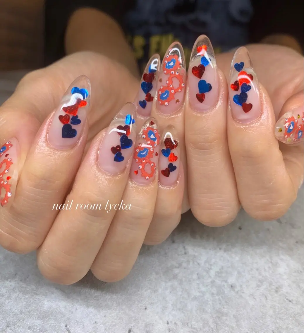 ネイル ネイルルームリッカ 𝐦𝐚𝐲𝐮のネイルデザイン