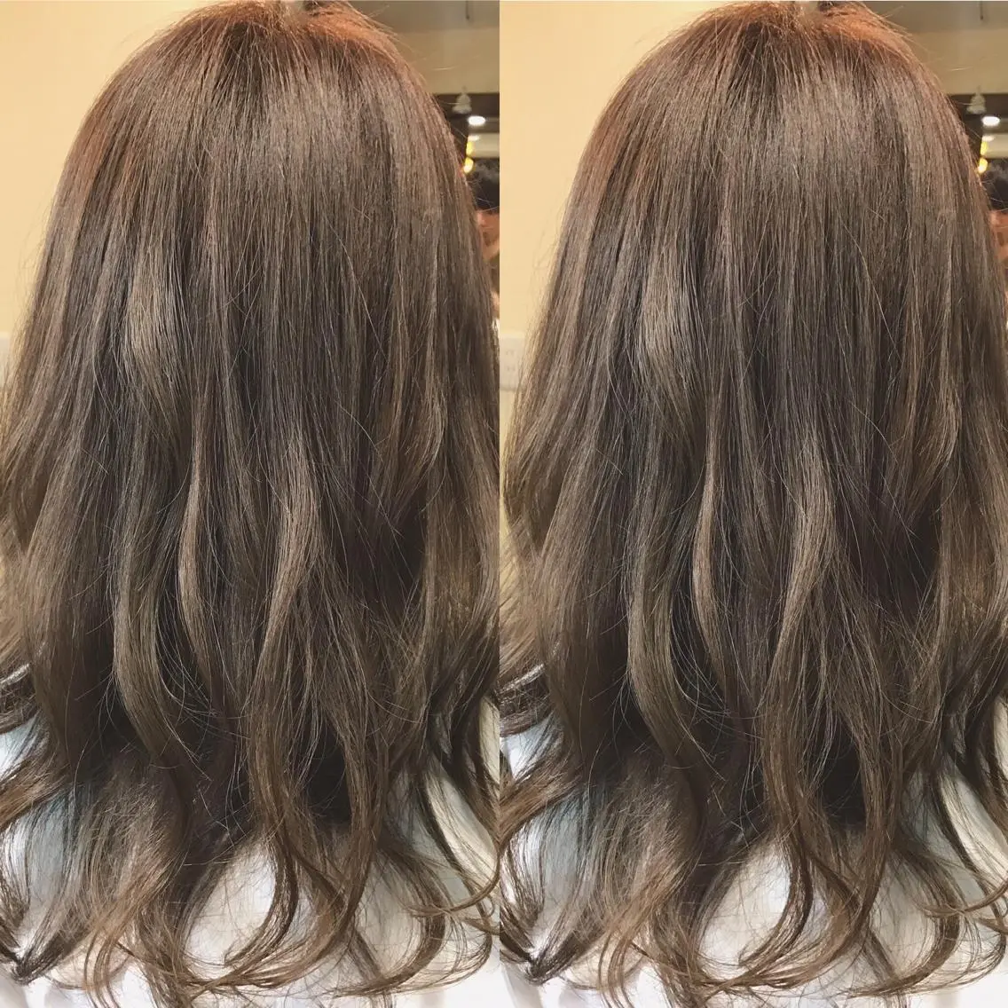カラー グレージュ ハイライトカラー ショート&ボブ井上 菜樹のヘアスタイル