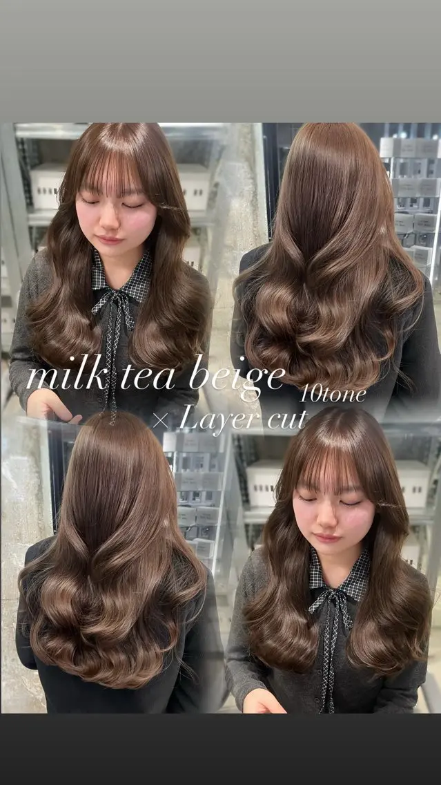 ロング カラー ダブルカラー/レイヤ ーカット 🤍ゆきなのヘアスタイル