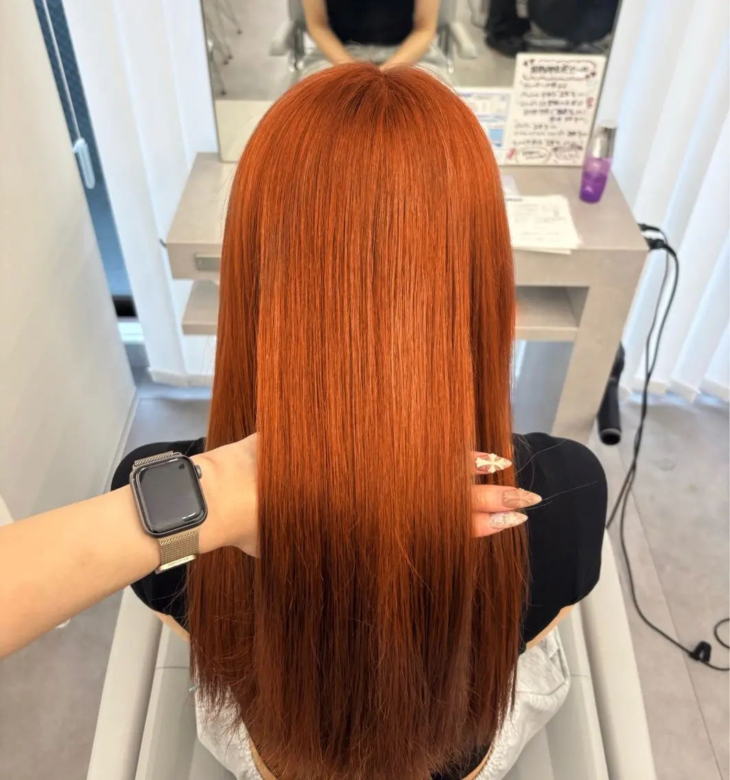 ロング ヘアカラー ブリーチ/ハイトーン 🤍そな🤍のヘアスタイル