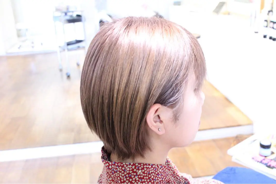ショート カラー ダブルカラー creep hair nozomiのヘアスタイル
