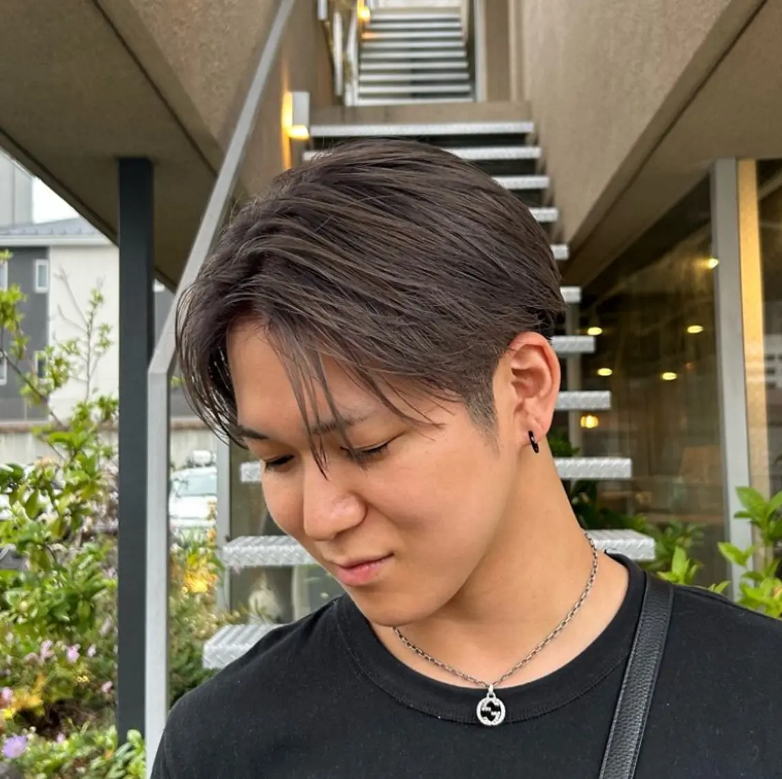 ショート カラー メンズ ESQUISSE リコのヘアスタイル