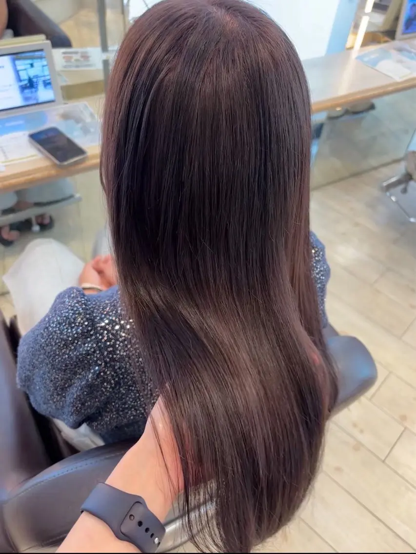 カラー ヘアカラー エクステ🫧艶カラー ┊︎momoha横浜のヘアスタイル