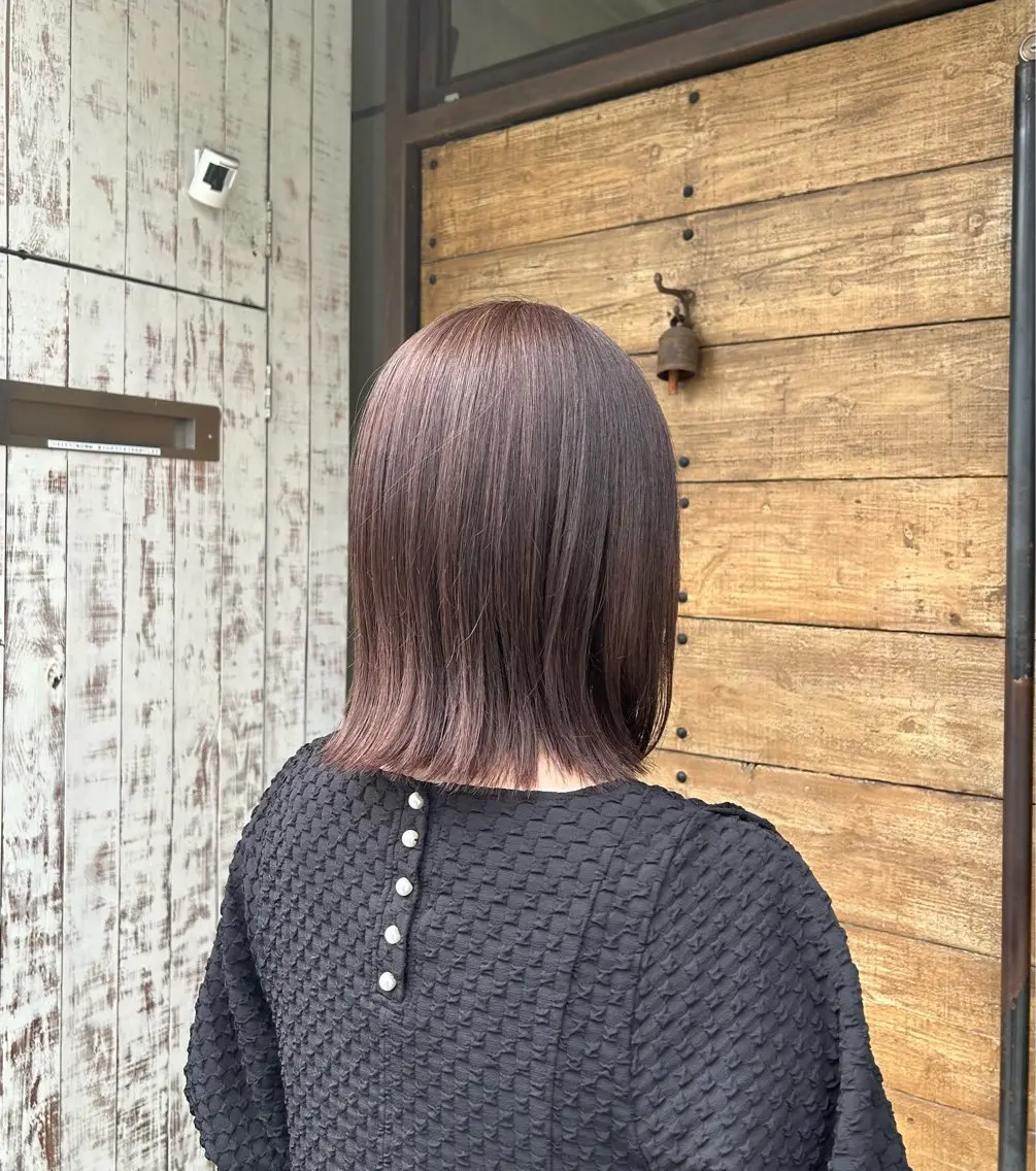 カラー ブラウンカラー ピンクカラー 🪴 Rimi🪴のヘアスタイル
