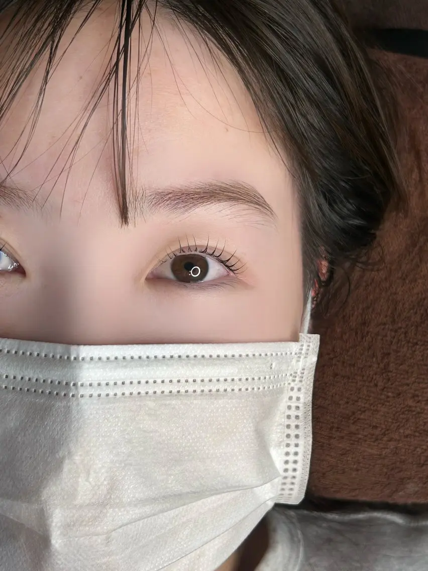 マツエク・マツパ マツパ 束感まつ毛ㅣ一重・奥 二重まつパㅣらぎ🌱の眉毛・アイブロウイメージ