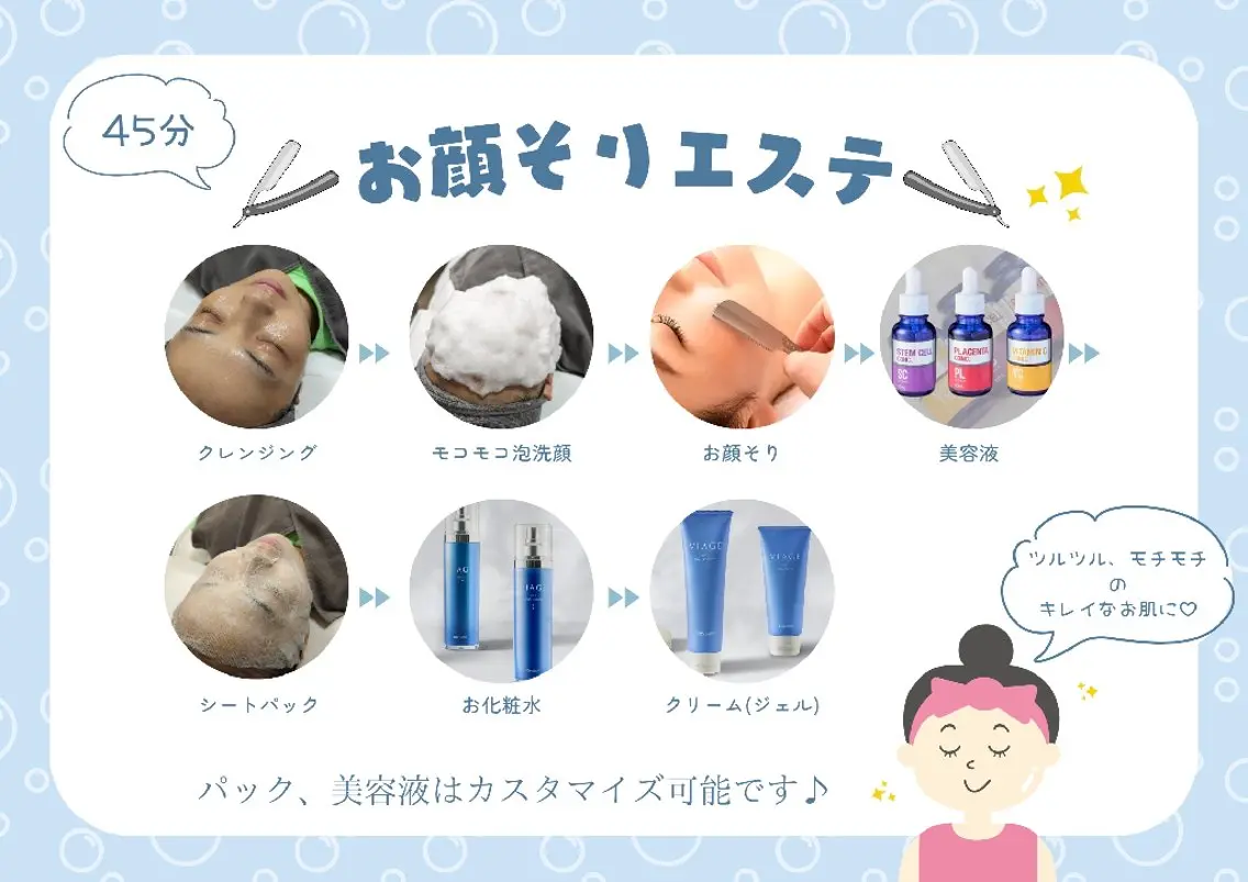 エステ&ヘアー ALPHA PLUSのエステ・リラクイメージ