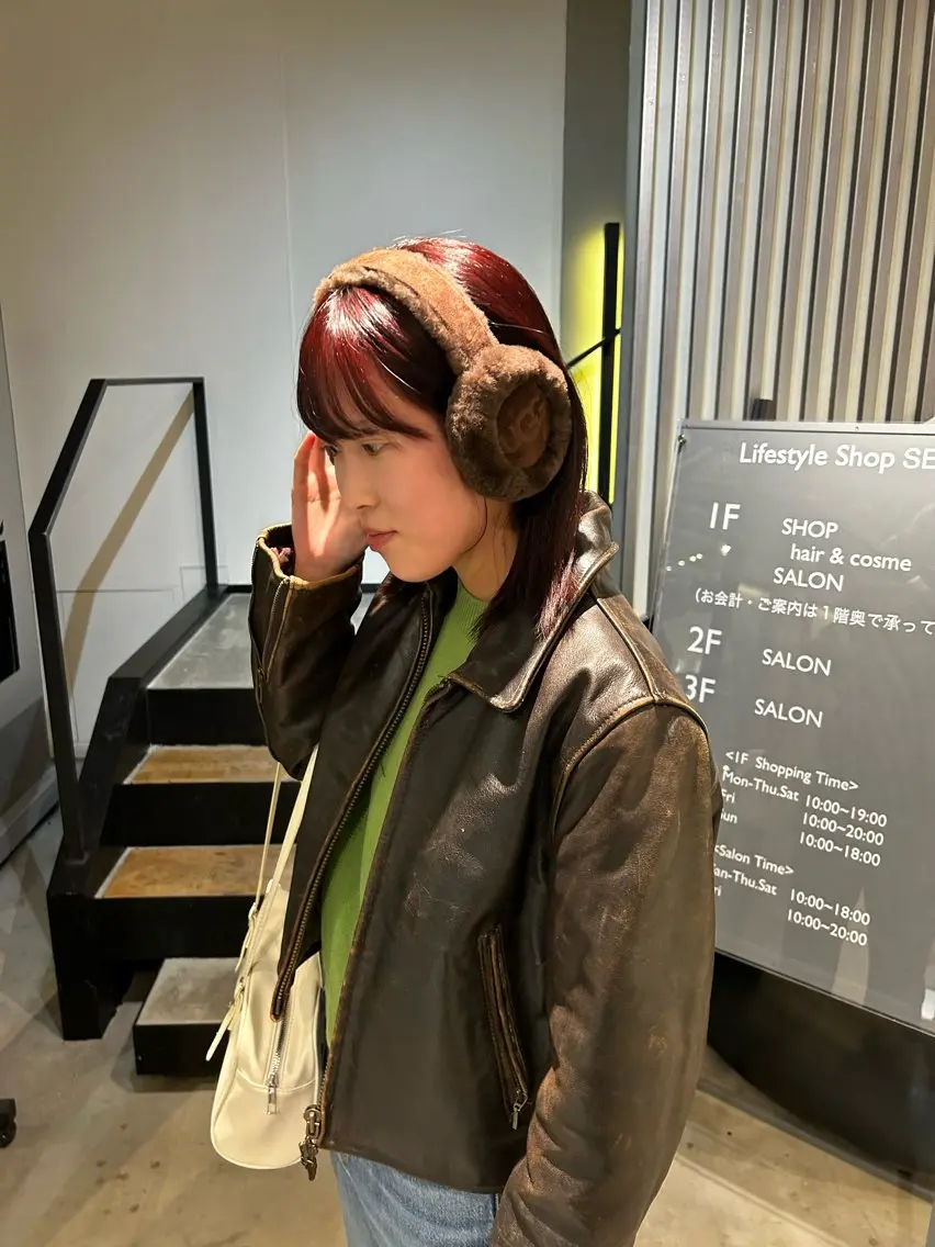 セミロング SHINDO MIYUのヘアスタイル