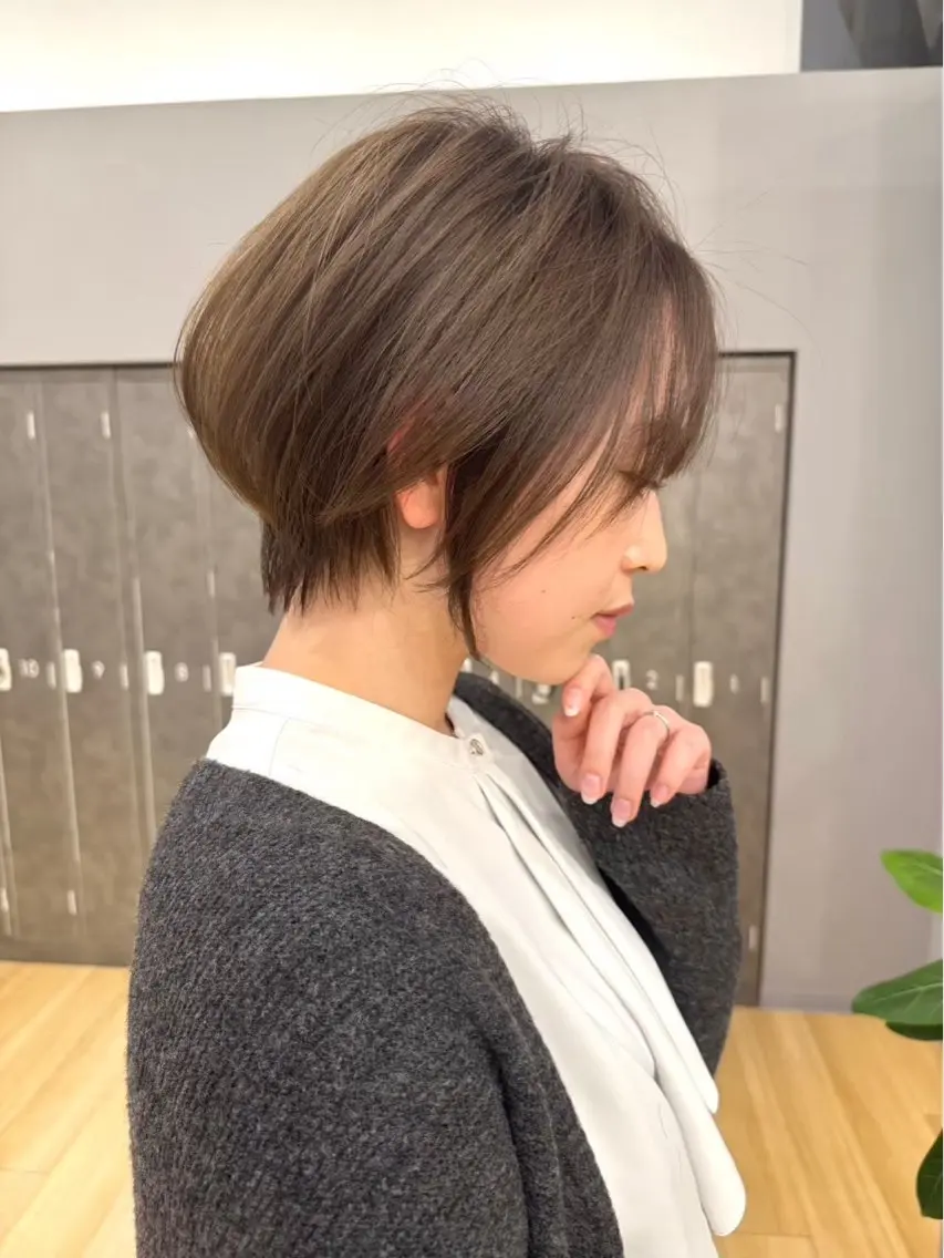 ショート 谷町四丁目/片山 朝陽/Le'aのヘアスタイル