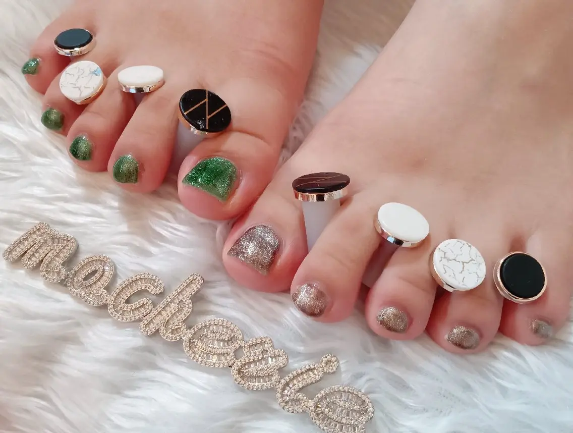 ネイル フットネイル フットネイル Nail Salon macherieのネイルデザイン