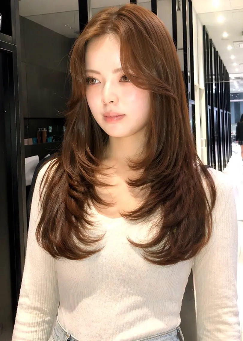 ロング ✨盛れるレイヤー🪞 🎀モモカ🎀のヘアスタイル