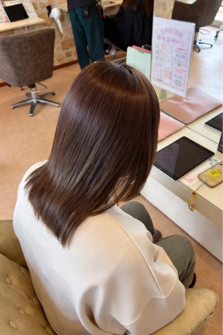 カラー ヘアカラー 🏝️ウェーヴ佐藤店 🏝️赤堀結伍のヘアスタイル