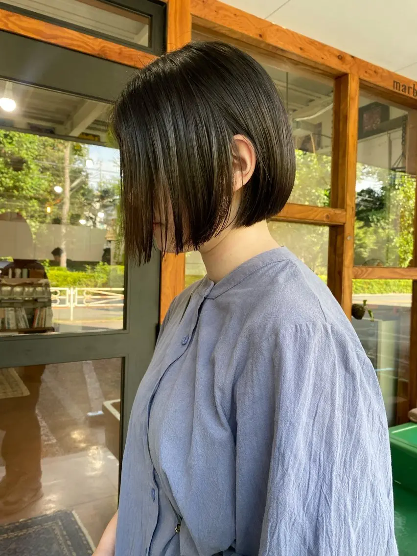 ショート カット なぎ🌿.∘[ボブ, ニュアンスカラー]のヘアスタイル