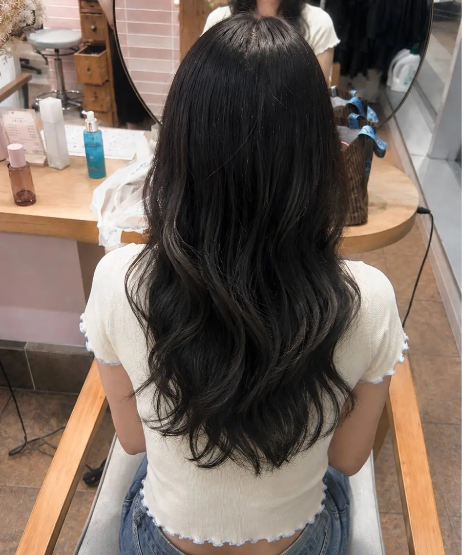 ロング ヘアアレンジ ヘアカラー ワンカラー✨ /SANAのヘアスタイル