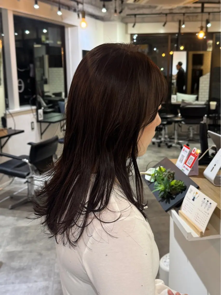 カラー ヘアカラー MEI 🪽🩵のヘアスタイル