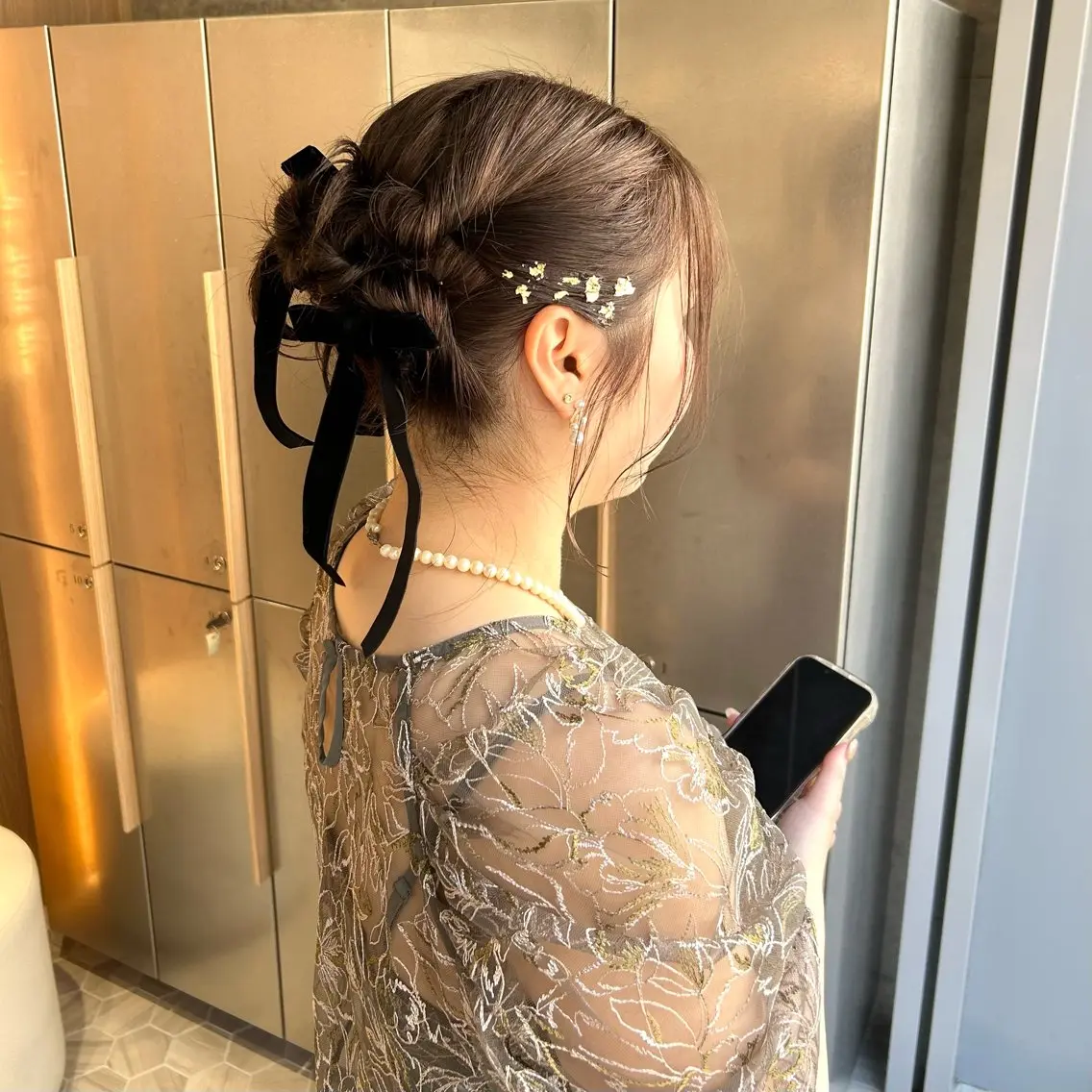 ミディアム ヘアアレンジ ヘアセット 艶感/ナチュラル 🌿マアヤのヘアスタイル