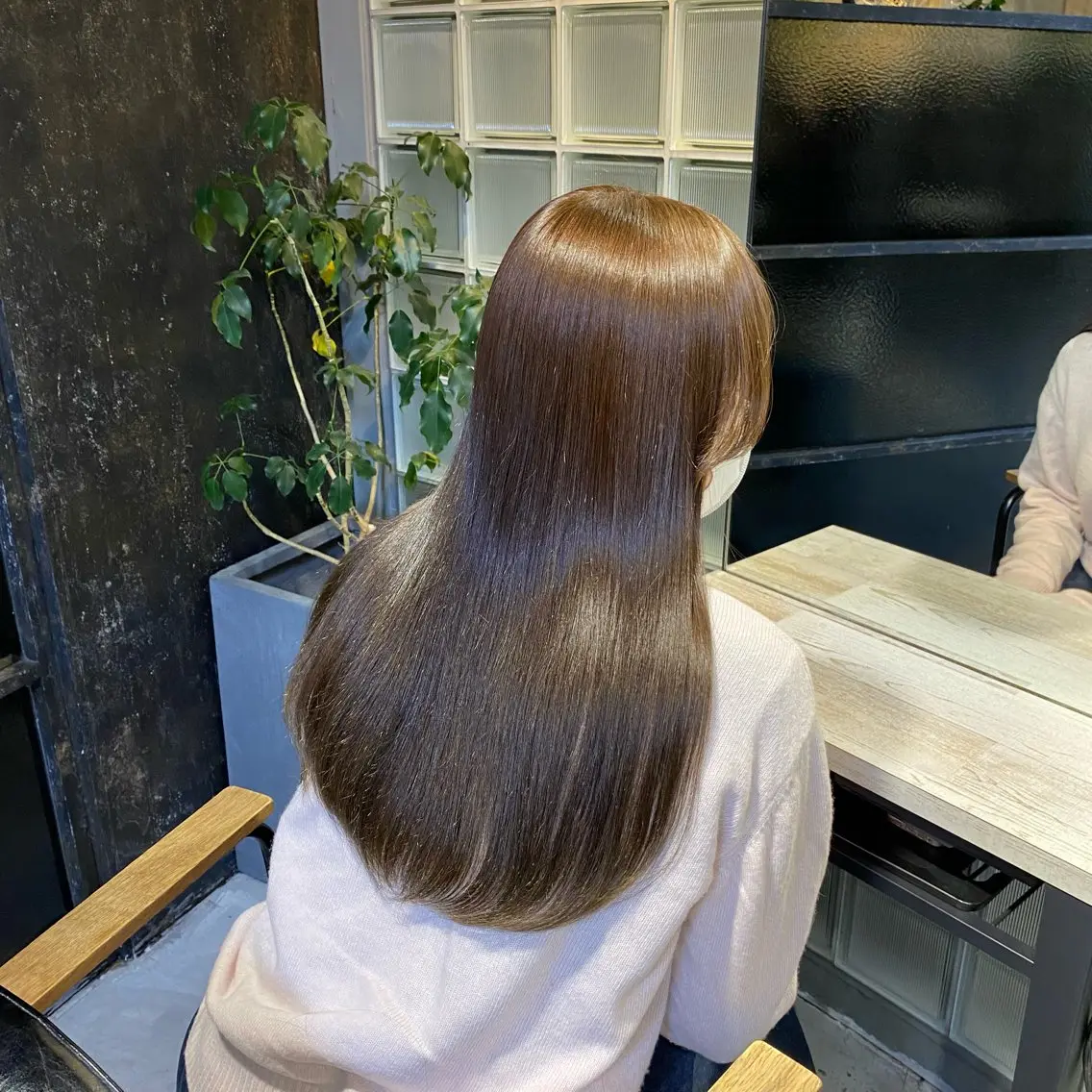 ロング 顔周りカット 縮毛矯正 艶髪/髪質改善 カットモデル募集🍀のヘアスタイル