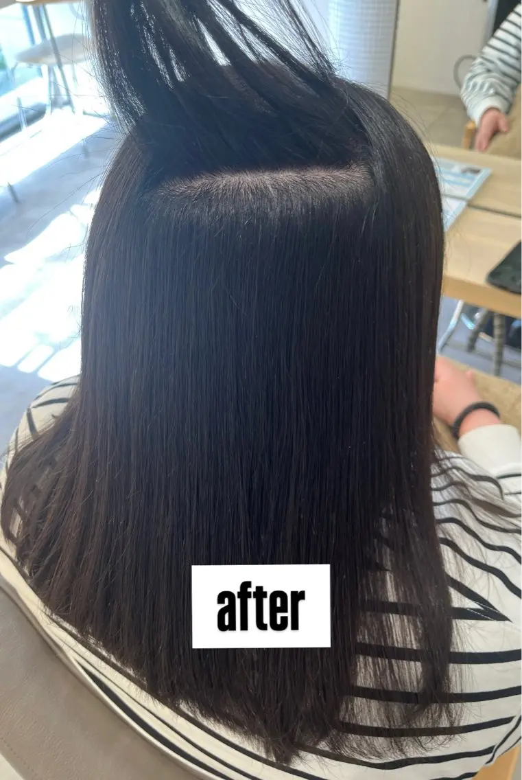 セミロング カラー パーマ ヘアカラー 縮毛矯正 透明感カラー / 縮毛矯正 首藤大翔のヘアスタイル
