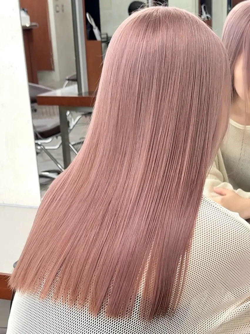 ロング カラー 似合わせカット/ ハイトーン/aoiのヘアスタイル